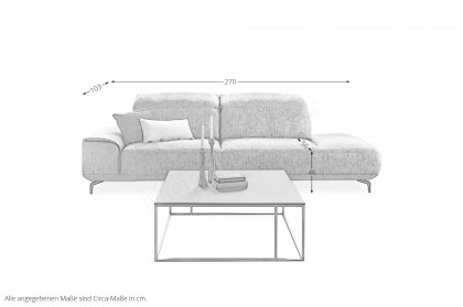 MR 2490 von Musterring - Sofa blau