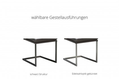 6155 von K+W Polstermöbel - Schwingstuhl in Granit