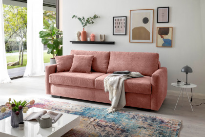 Letty de Luxe von Nova Via - Schlafsofa flamingo