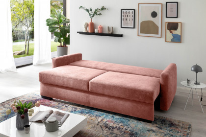 Letty de Luxe von Nova Via - Schlafsofa flamingo