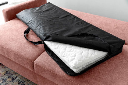 Letty de Luxe von Nova Via - Schlafsofa flamingo