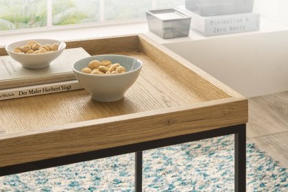 Ubeda von A Better Place - Couchtisch-Set Eiche/ Metall