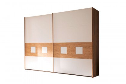 Multiline von SCHÖNER WOHNEN - Schwebetürenschrank mit Quadratabsetzungen