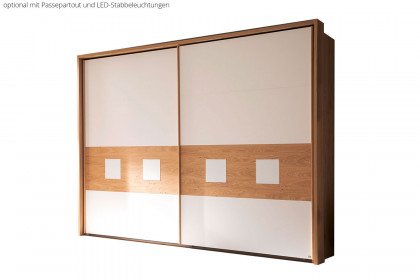 Multiline von SCHÖNER WOHNEN - Schwebetürenschrank mit Quadratabsetzungen