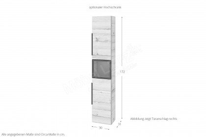 Serie 6110 von Pelipal - Badezimmer in Polar Pine