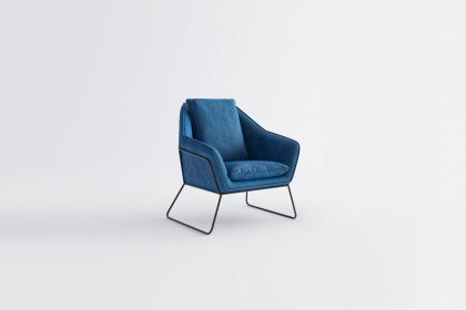 Gasoline von Primavera Furniture - Lounge-Sessel dark-blue