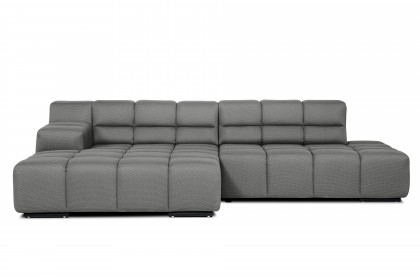 Temple von designwerk - Eckgarnitur Variante links grey