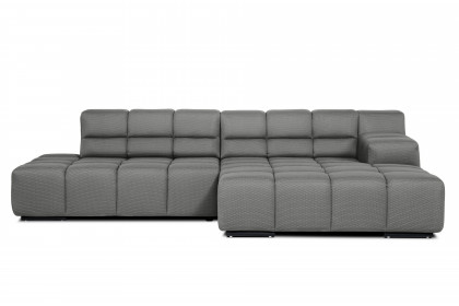 Temple von designwerk - Eckgarnitur Variante rechts grey