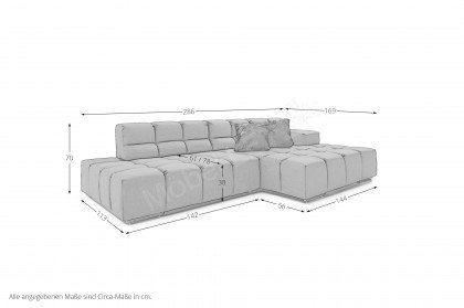 Temple von designwerk - Sofaecke Variante rechts moss