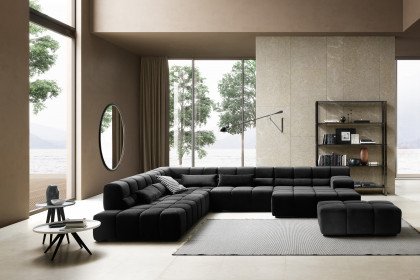 Temple von designwerk - Wohnlandschaft links black