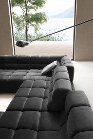 Temple von designwerk - Wohnlandschaft links black