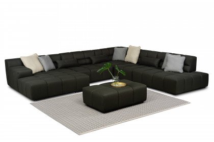 Temple von designwerk - XXL-Sofa Variante rechts moss