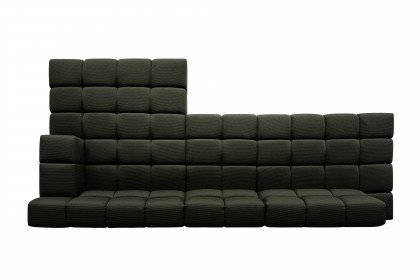 Temple von designwerk - Ecksofa rechts moss