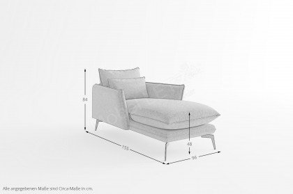 Skye von Primavera Furniture - Lounge-Sessel Variante rotbraunbeige