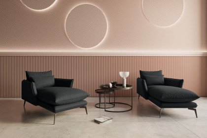 Skye von Primavera Furniture - Einzelsessel schwarz