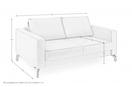 Florida von Nehl - Schlafsofa silber