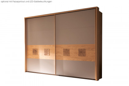 Multiline von SCHÖNER WOHNEN - 2-türiger Kleiderschrank Balkeneiche - taupe