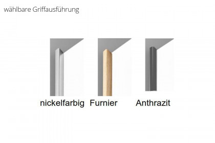 Multiline von SCHÖNER WOHNEN - 2-türiger Kleiderschrank Balkeneiche - taupe