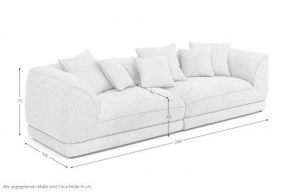 Romantico von GUTMANN - Bigsofa creme