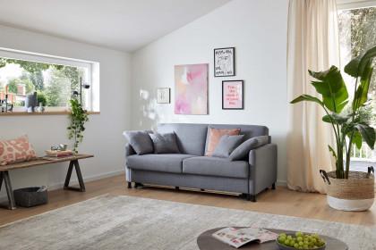 MR 700 von Musterring - Schlafsofa grau