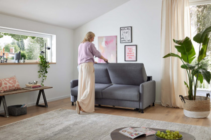 MR 700 von Musterring - Schlafsofa grau