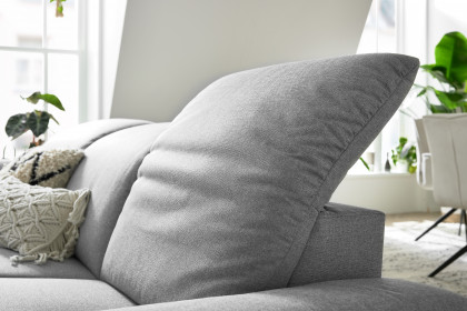 MR 370 von Musterring - Ecksofa Variante links platin