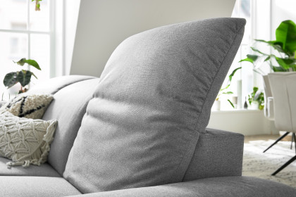 MR 370 von Musterring - Ecksofa Variante links platin