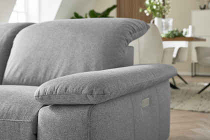 MR 370 von Musterring - Ecksofa Variante links platin