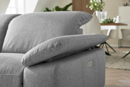 MR 370 von Musterring - Ecksofa Variante links platin