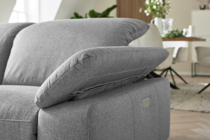 MR 370 von Musterring - Ecksofa Variante links platin