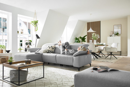 MR 370 von Musterring - Ecksofa Variante links platin