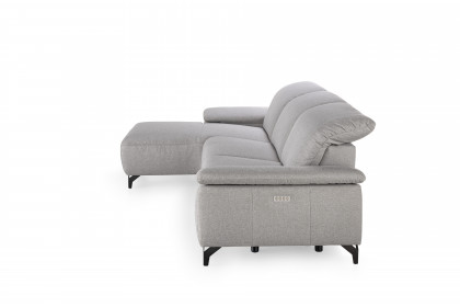 MR 370 von Musterring - Ecksofa Variante links platin