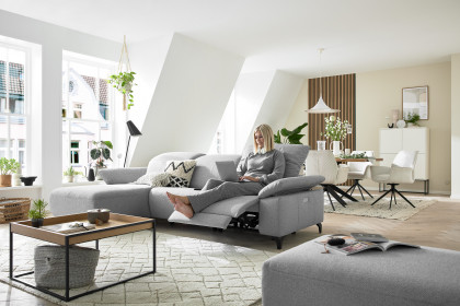 MR 370 von Musterring - Ecksofa Variante links platin