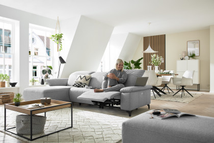 MR 370 von Musterring - Ecksofa Variante links platin