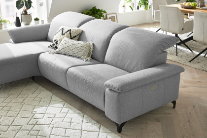 MR 370 von Musterring - Ecksofa Variante links platin