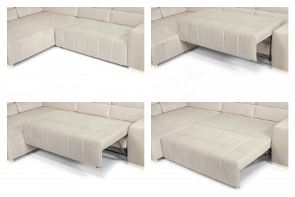 Reading von Exxpo - Eckcouch Variante links beige