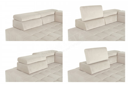 Reading von Exxpo - Eckcouch Variante links beige
