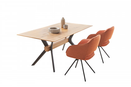 KOINOR T1002-1295 - Essgruppe mit einem Esstisch & zwei Stühlen