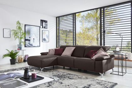 MR 370 von Musterring - Ledersofa Variante links brown