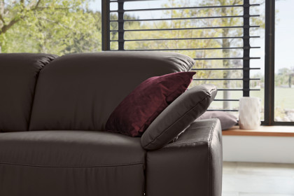 MR 370 von Musterring - Ledersofa Variante links brown