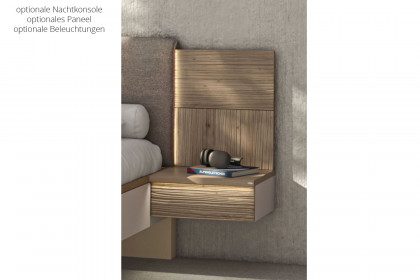 V/lacera sleeping von Voglauer - Bett 140x200 cm mit Polsterkopfteil