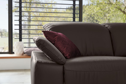 MR 370 von Musterring - Ledersofa Variante rechts brown