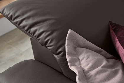 MR 370 von Musterring - Ledersofa Variante rechts brown