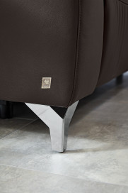 MR 370 von Musterring - Ledersofa Variante rechts brown