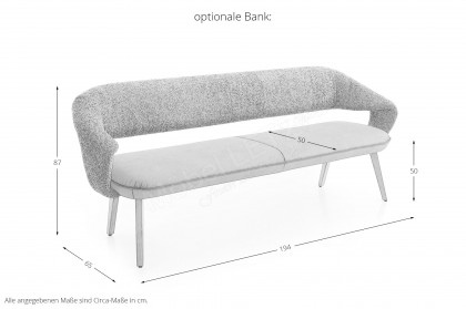 KOINOR T1053 - Esszimmertisch mit Säulengestell