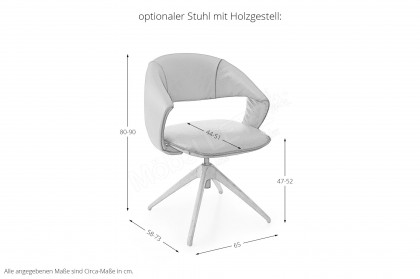 KOINOR T1053 - Esszimmertisch mit Säulengestell