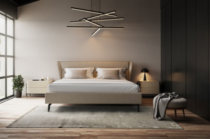 Verona I von COTTA - Polsterbett dark-beige