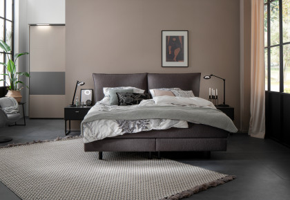Vita von SCHÖNER WOHNEN - Boxspringbett 180 dunkelgrau