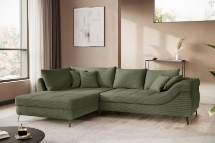 Portofino von Nova Via - Sofa links green