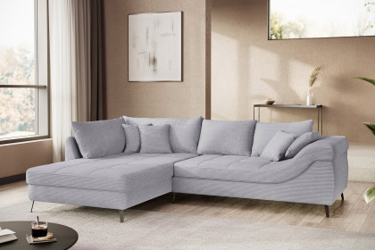 Portofino von Nova Via - Garnitur links warm-grey